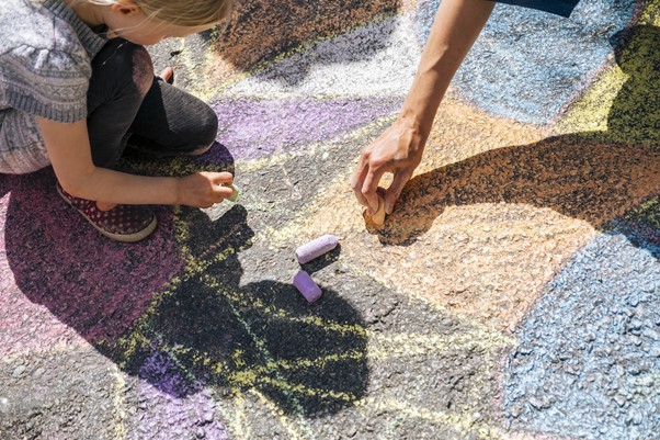 Kids playing - Helsinki finding art in traffic data