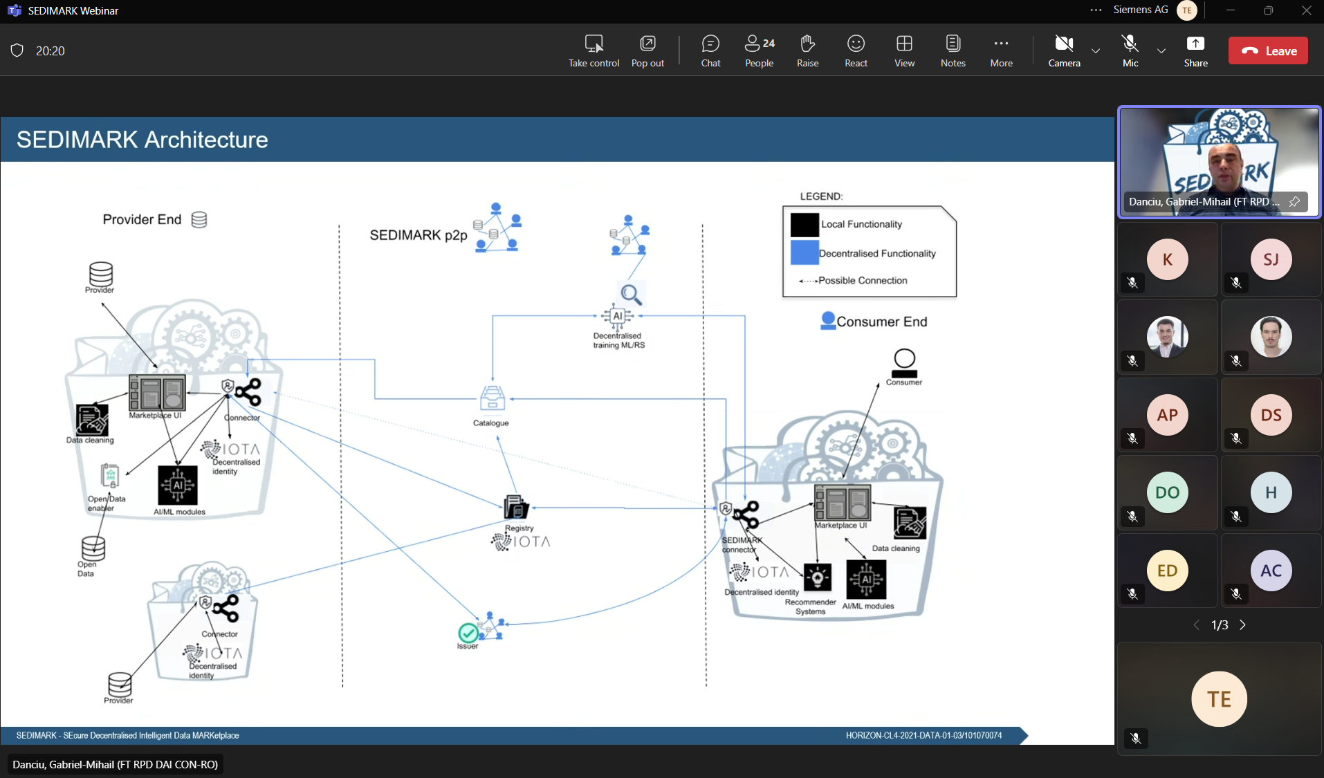 SEDIMARK WEBINAR Screenshot